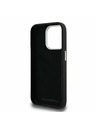 Karl Lagerfeld Karl Lagerfeld Grained PU K&CH Heads Rückseite Hülle für iPhone 15 Pro Schwarz