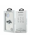 Karl Lagerfeld Karl Lagerfeld IML Glitter Karl and Choupette Sketch MagSafe Rückseite Hülle für iPhone 15 Transparent