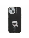Karl Lagerfeld Karl Lagerfeld IML Aquarelle Karl Rückseite Hülle für iPhone 15 Black