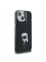 Karl Lagerfeld Karl Lagerfeld IML Aquarelle Karl Rückseite Hülle für iPhone 15 Black