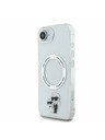 Karl Lagerfeld Karl Lagerfeld IML Karl and Choupette MagSafe Rückseite Hülle für iPhone 16e Transparent