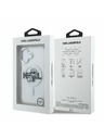 Karl Lagerfeld Karl Lagerfeld IML Glitter Karl and Choupette Sketch MagSafe Rückseite Hülle für iPhone 16 Transparent