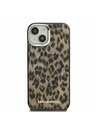 Karl Lagerfeld Karl Lagerfeld IML Leopard MagSafe Rückseite Hülle für iPhone 15 Brown