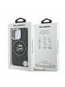 Karl Lagerfeld Karl Lagerfeld IML K&CH Heads Repeated Logo MagSafe Rückseite Hülle für iPhone 15 Pro Black