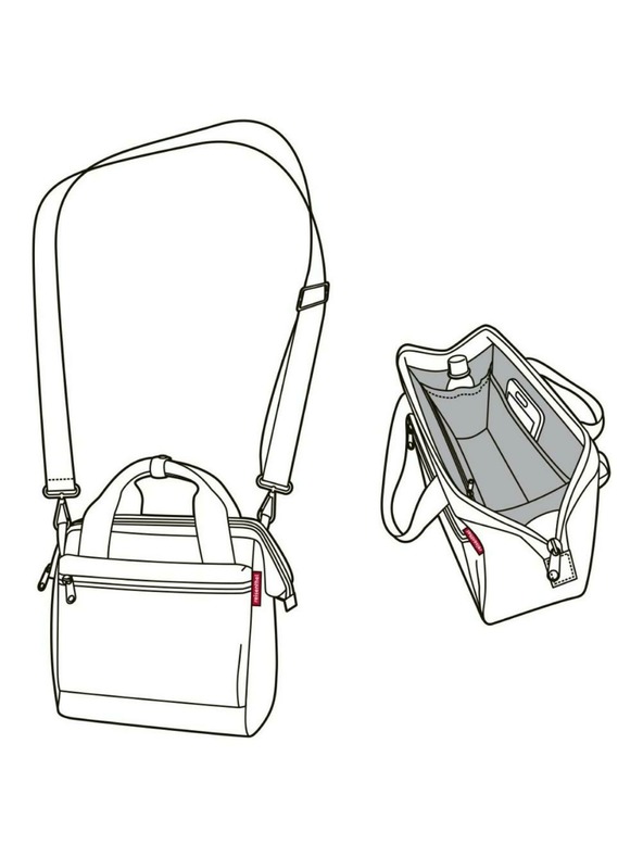 Reisenthel Handtasche Reisenthel Allrounder Cross Twist Silver