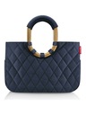 Reisenthel Handtasche Reisenthel Loopshopper M Frame Rhombus Midnight Gold