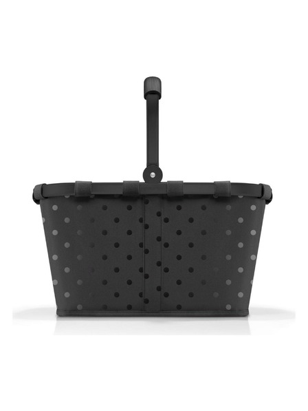 Reisenthel Tasche Reisenthel Carrybag Frame Glossy Dots Black