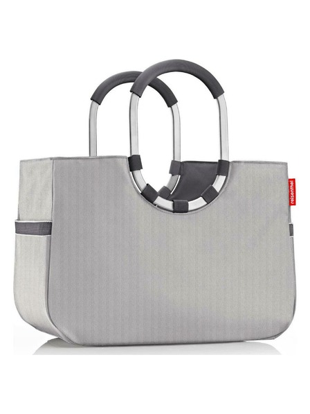 Reisenthel Reisenthel Loopshopper L Herringbone Grau