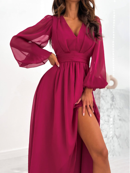 Edoti Maxi-Kleid SELENA - fuchsia