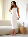 Edoti Midi-Kleid IDA - ecru