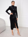 Edoti Maxi-Kleid KENZIE WELUR - schwarz