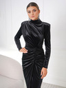 Edoti Maxi-Kleid KENZIE WELUR - schwarz