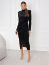 Edoti Maxi-Kleid KENZIE WELUR - schwarz