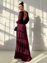 Edoti PATRICIA Maxi-Kleid - weinrot