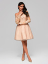 Edoti Mini-Kleid - pfirsich
