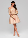 Edoti Mini-Kleid - pfirsich