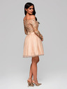 Edoti Mini-Kleid - pfirsich