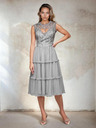 Edoti Midi-Kleid - grau