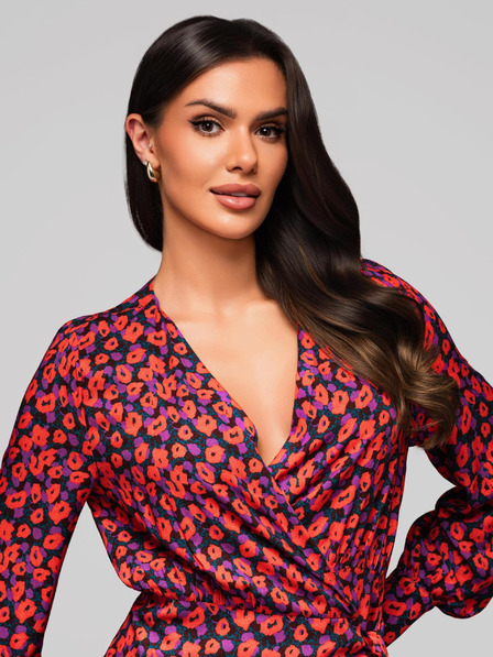 Edoti Midi-Kleid - Orange