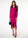Edoti Midi-Kleid LORENA - Fuchsiafarben