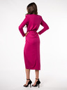 Edoti Midi-Kleid LORENA - Fuchsiafarben