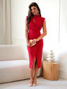 Edoti Midi-Kleid AMBER - Rot