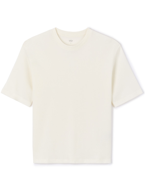 Celio Cremefarbenes Herren-T-Shirt Celio Lemiwaff
