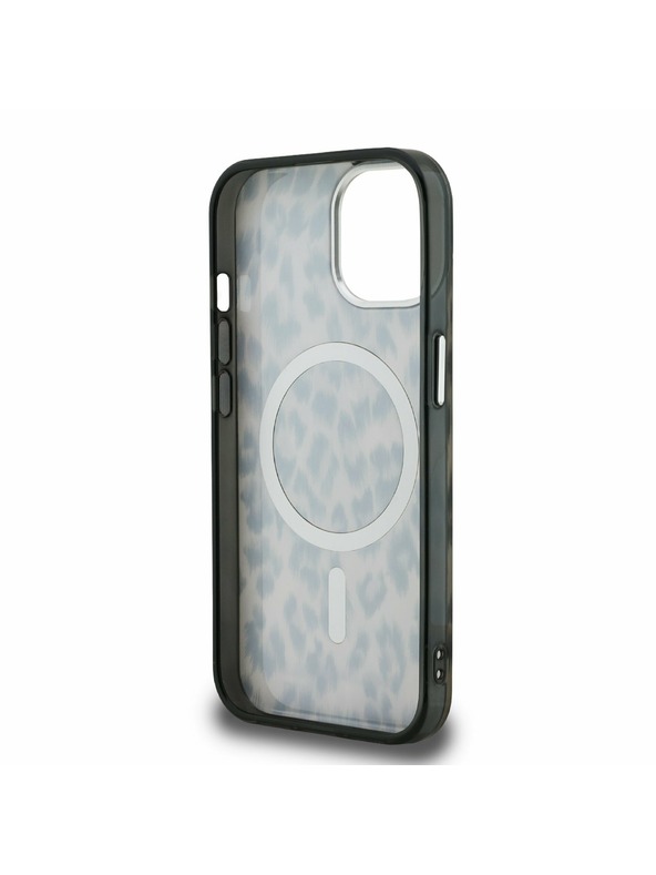 Karl Lagerfeld Karl Lagerfeld IML Leopard MagSafe Rückseite Hülle für iPhone 15 Brown