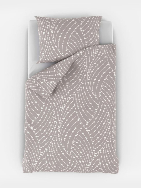 Kvalitex Baumwollbettwäsche Astra grau