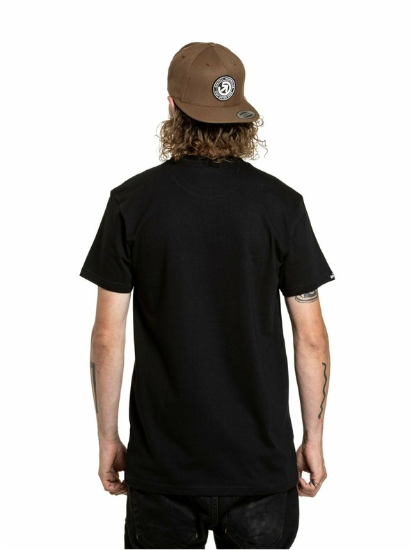 Meatfly Meatfly Herren T-Shirt Joe Grau/Schwarz | Schwarz | Größe S | 100% Baumwolle