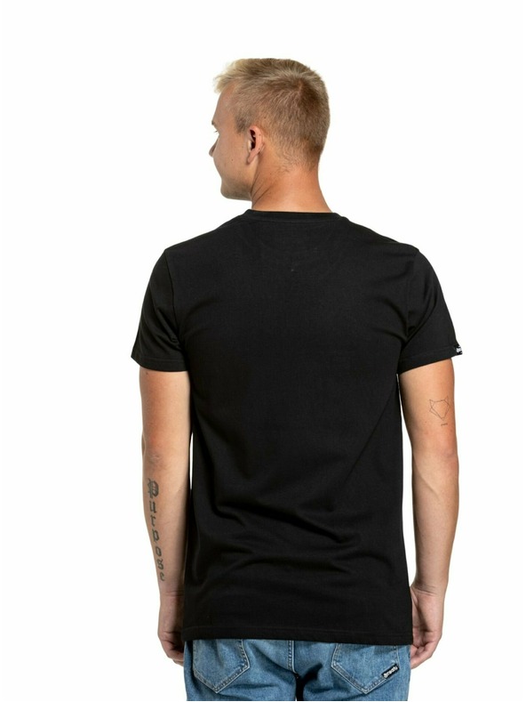 Meatfly Meatfly Herren T-Shirt Logex Lime/Schwarz | Gelb | Größe S | 100% Baumwolle