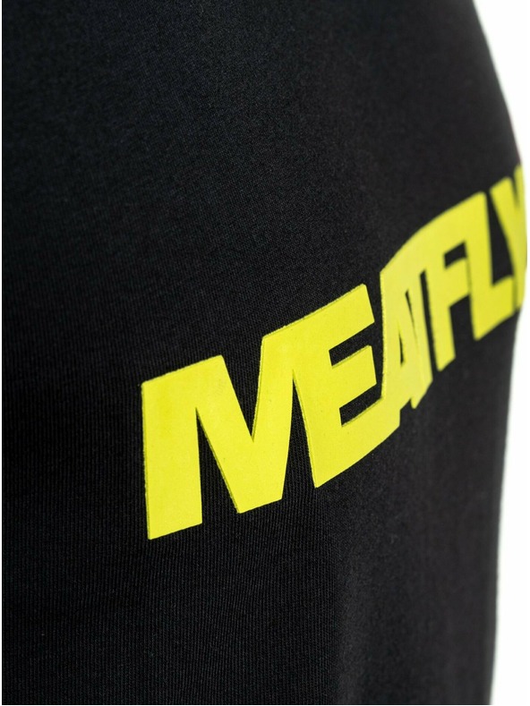 Meatfly Meatfly Herren T-Shirt Logex Lime/Schwarz | Gelb | Größe S | 100% Baumwolle