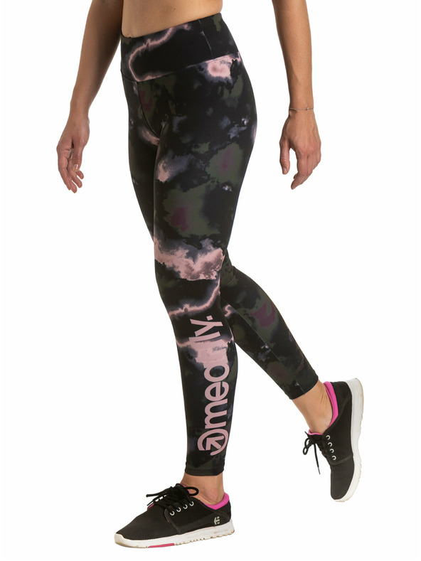 Meatfly Meatfly Damen Leggings Arabel Storm Camo Pink | Schwarz | Größe