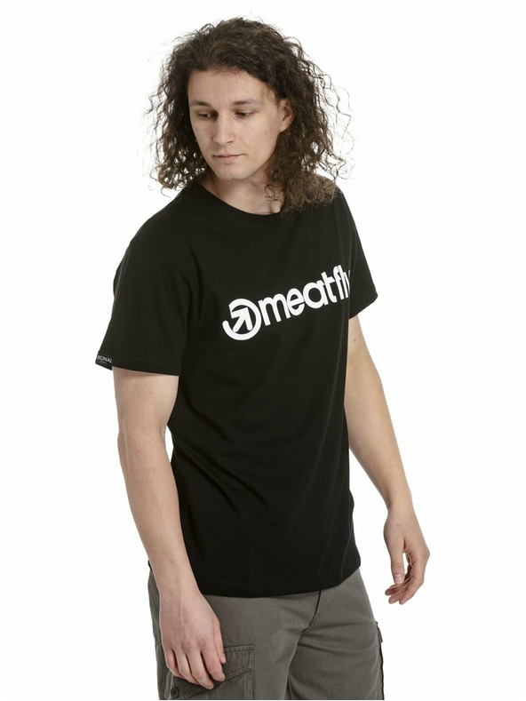 Meatfly Meatfly Herren T-Shirt Set MF Logo Multipack Black/Charcoal Heather/White | Schwarz | Größe