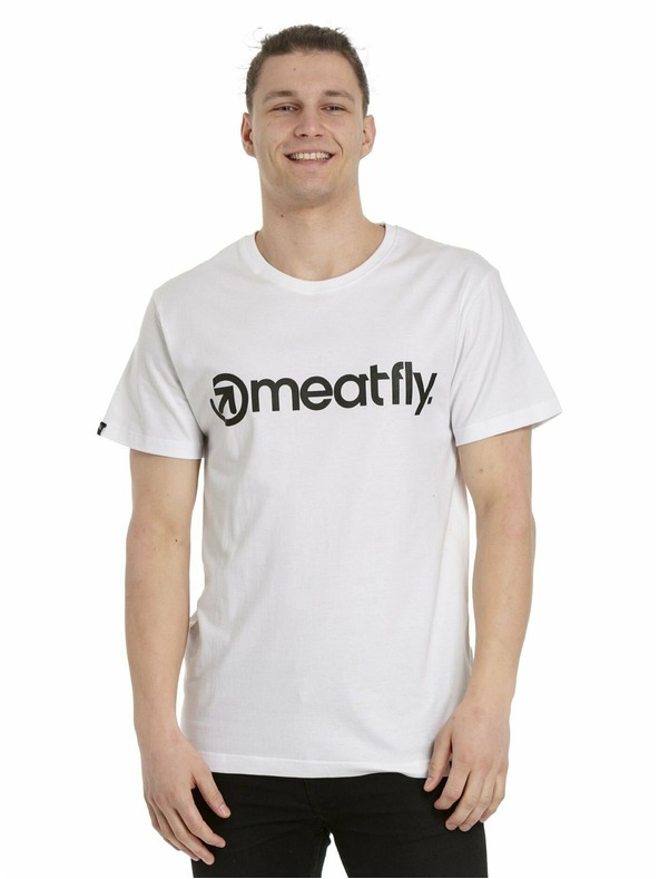 Meatfly Meatfly Herren T-Shirt Set MF Logo Multipack Black/Charcoal Heather/White | Schwarz | Größe