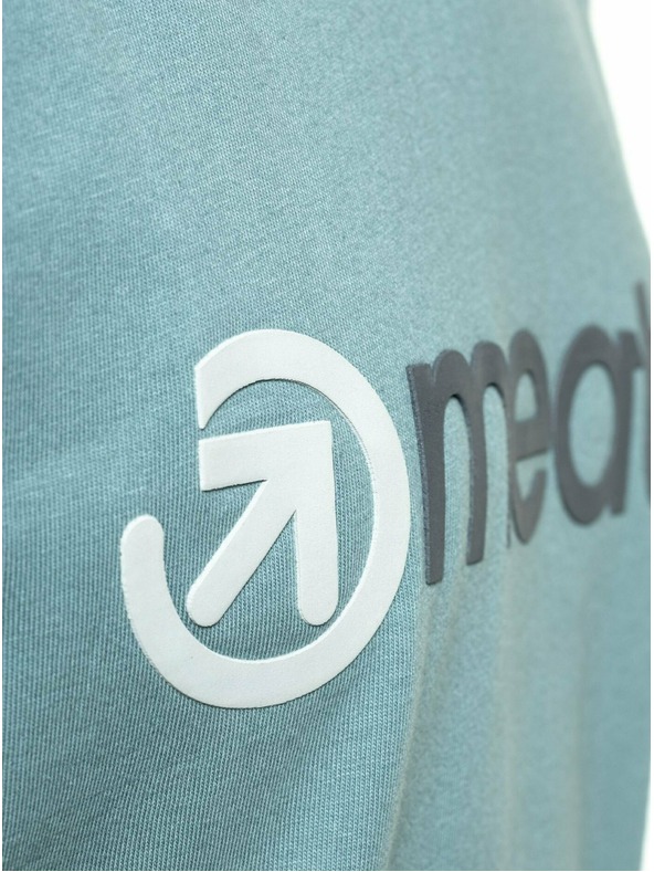 Meatfly Meatfly Herren-T-Shirt Joe Dusty Mint | Blau | Größe M | 100% Baumwolle