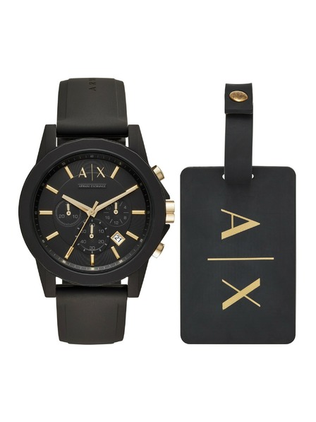 Armani Exchange Armani Exchange Herren Geschenkset Outerbanks Uhr und Gepäckarmband AX7105