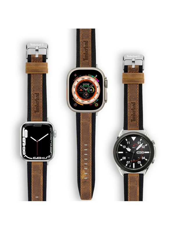 Timberland Timberland Arnett Lederarmband universell für Smart- und klassische analoge Uhren 42/44/45/49mm TDOUS0001708