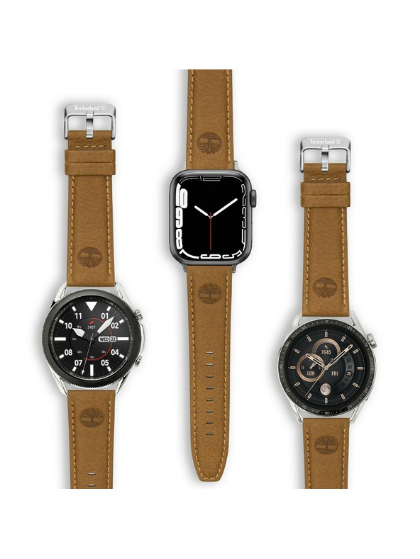 Timberland Timberland Lacandon Lederarmband universal für Smart- und klassische Analoguhren 42/44/45/49mm TDOUL0000104