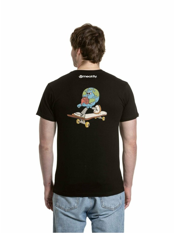 Meatfly Meatfly Herren-T-Shirt Planet Black