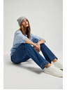 Moodo Damen-Jeans Schlaghose