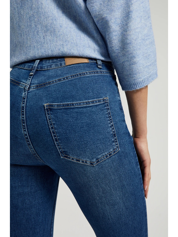 Moodo Damen-Jeans Schlaghose