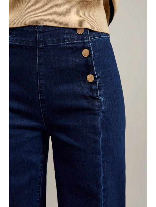 Moodo Damen-Jeans Dunkelblau