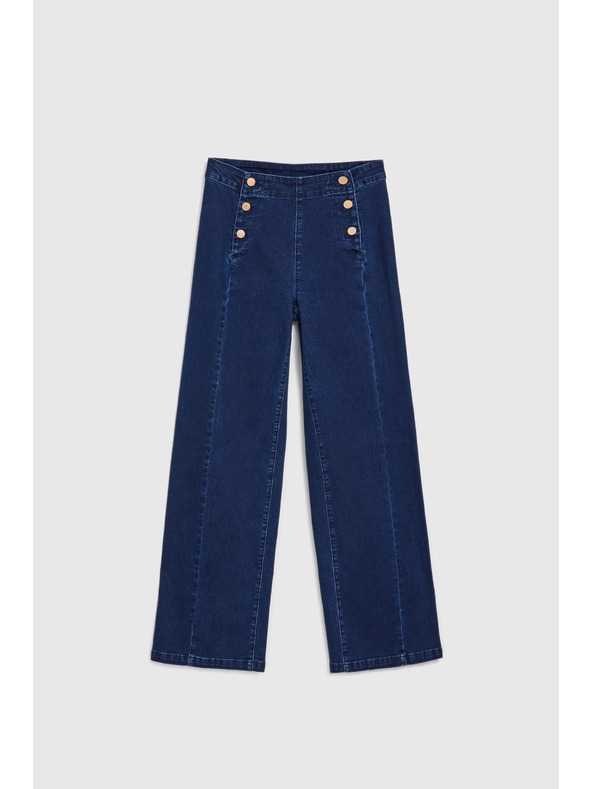 Moodo Damen-Jeans Dunkelblau