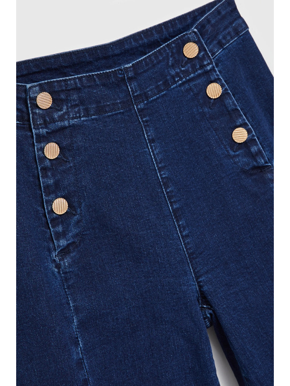 Moodo Damen-Jeans Dunkelblau