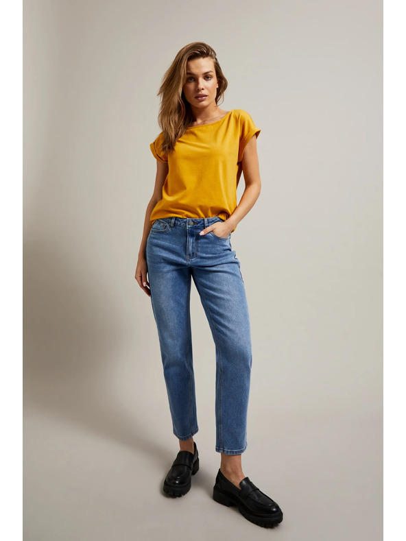 Moodo Damen-Jeans blau