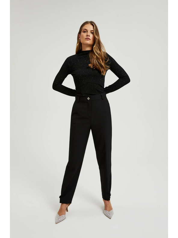 Moodo Damen-Hose schwarz