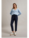 Moodo Damen-Hose dunkelblau