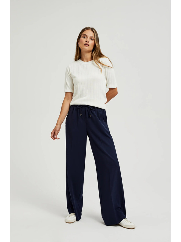 Moodo Damen-Hose dunkelblau