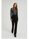 Moodo Damen-Hose schwarz
